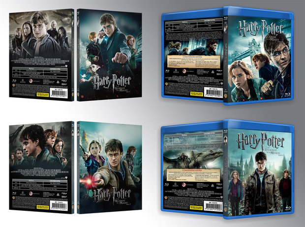 Harry Potter 7 y 8 Custom Covers