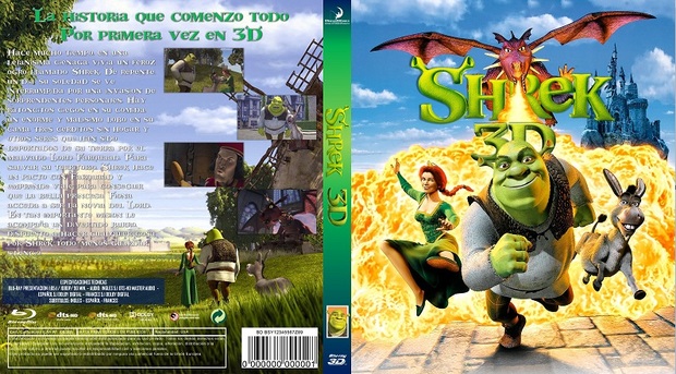 Shrek 3D - Caratula completa , que tal quedo?