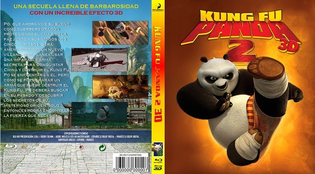 Kung Fu Panda 2 3D - Caratula Completa