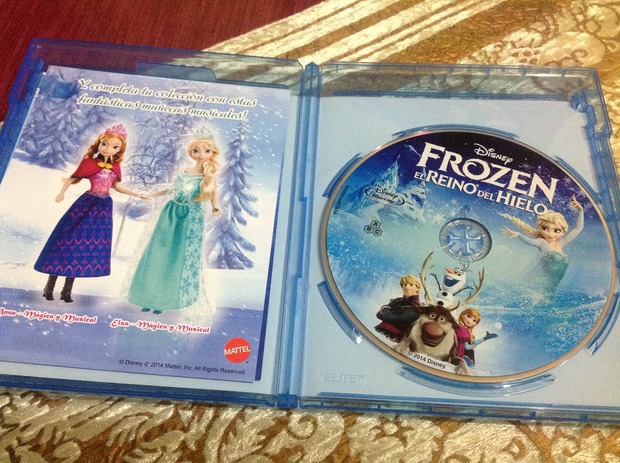 Frozen ¡sorpresa! Disco con dibujo