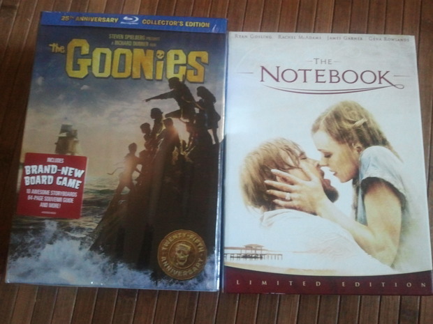 The Goonies y The Notebook USA 10/11/12