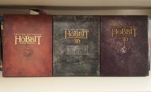 ¡Trilogía Hobbit al completo!