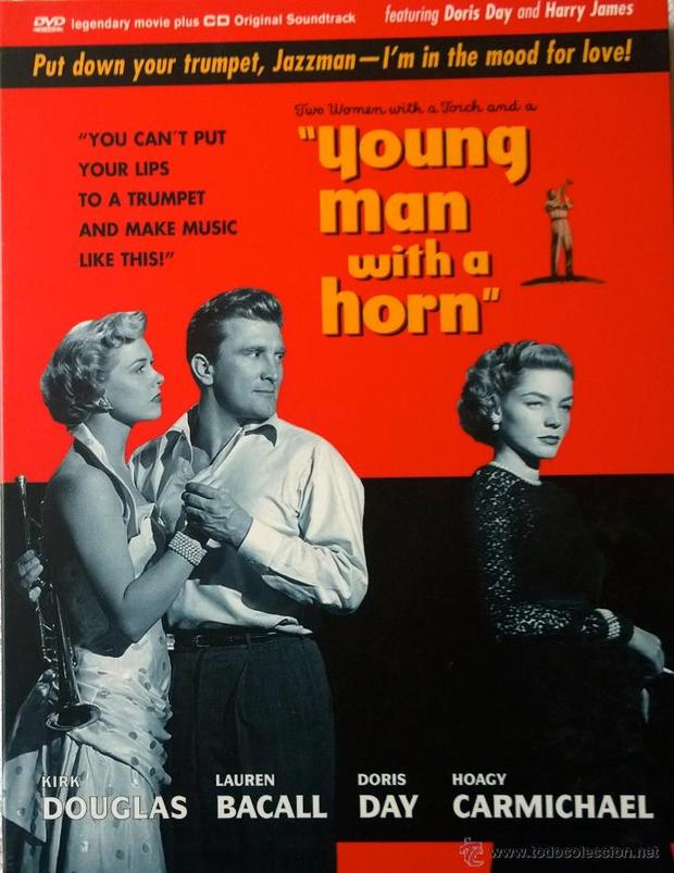 Peazo de edición de "El trompetista" de Michael Curtiz con Kirk Douglas y Lauren Bacall