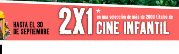 2x1 cine infantil FNAC