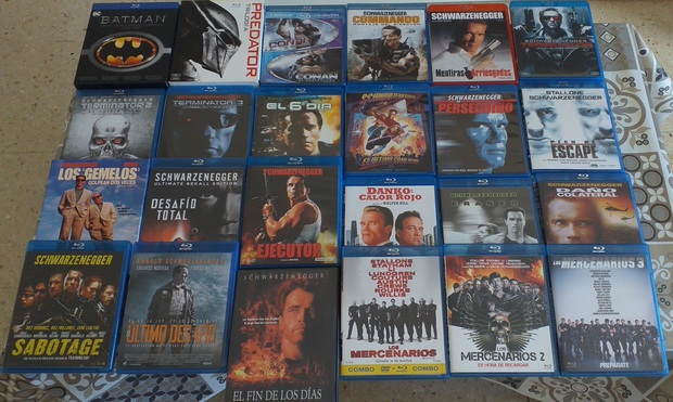 Mi colección Películas Arnold Schwarzenegger