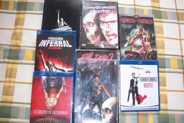 Colección Trilogía Evil Dead Bluray & DVD