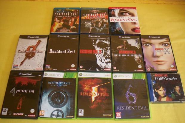 Colección Resident Evil Bluray & Juegos