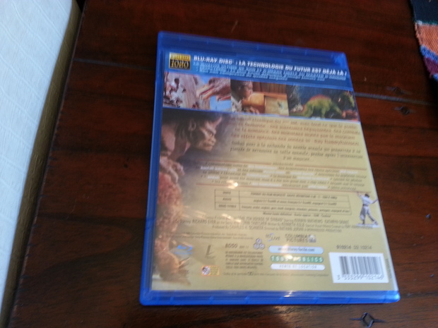 Simbad Y La Princesa Edición Francesa Blu-ray Con Audio Español Contraportada