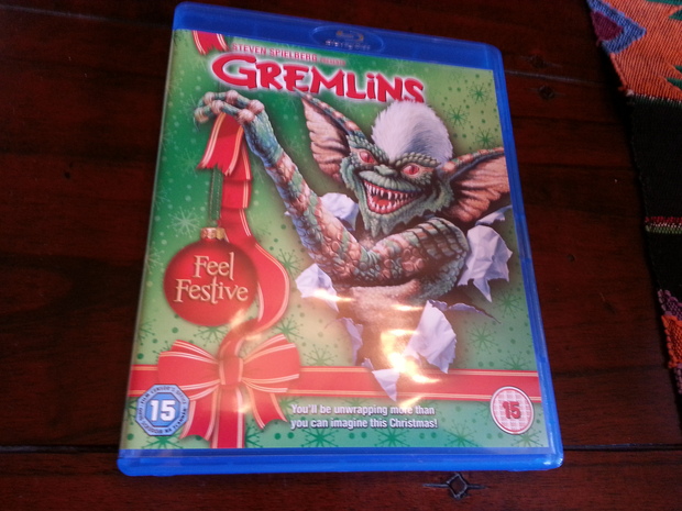 Steven Spielberg Gremlins Edición Festiva Navideña Edición UK Blu-ray Portada O Carátula