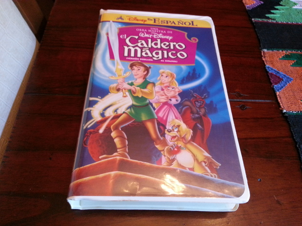  Walt Disney El Caldero Mágico VHS Portada O Carátula