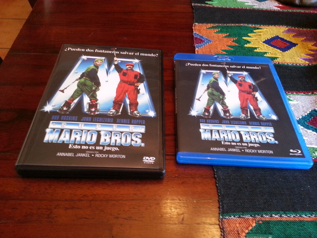 Bob Hoskins Super Mario Bros DVD Y Blu-ray Carátula