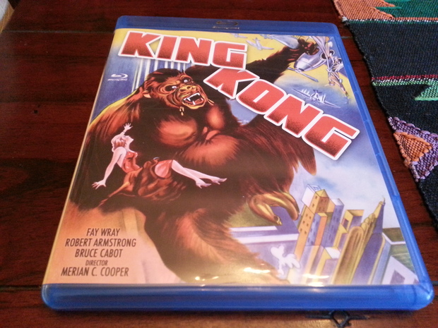 1933 King Kong Versión En Blanco Y Negro Blu-ray Carátula