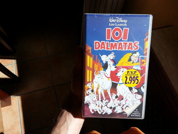 VHS Original, Nuevo Y Precintado De Fábrica Del Año 1995 (Creo Que La Única Edición En VHS) De La Película De 101 Dálmatas De Walt Disney