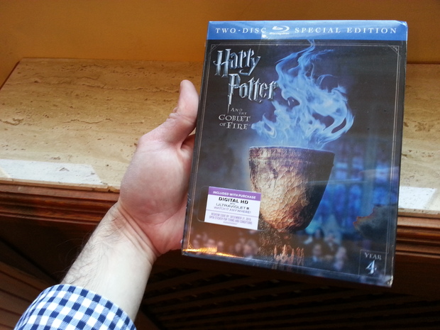 Harry Potter y el cáliz de fuego Blu-ray Edición Especial estadounidense americana de 2 discos con audio en castellano incluido