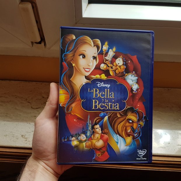 La Bella y la Bestia de Walt Disney año 1991 en DVD edición del año 2014