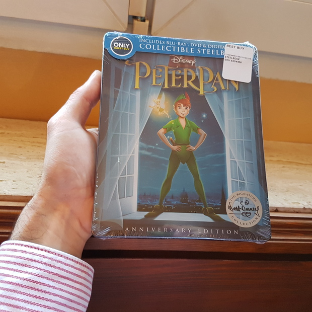 Peter Pan de Walt Disney Signature Collection Best Buy Steelbook estadounidense americano