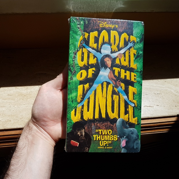 George de la jungla de Walt Disney en VHS nueva del año 1997 edición estadounidense