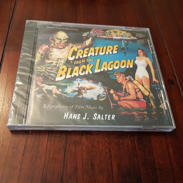 El monstruo de la laguna negra banda sonora CD nuevo del año 1994 edición estadounidense