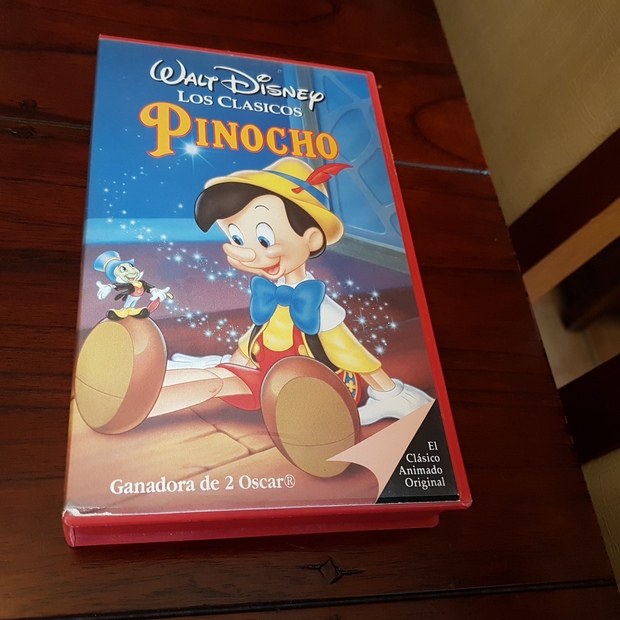Pinocho de Walt Disney VHS edición de Argentina