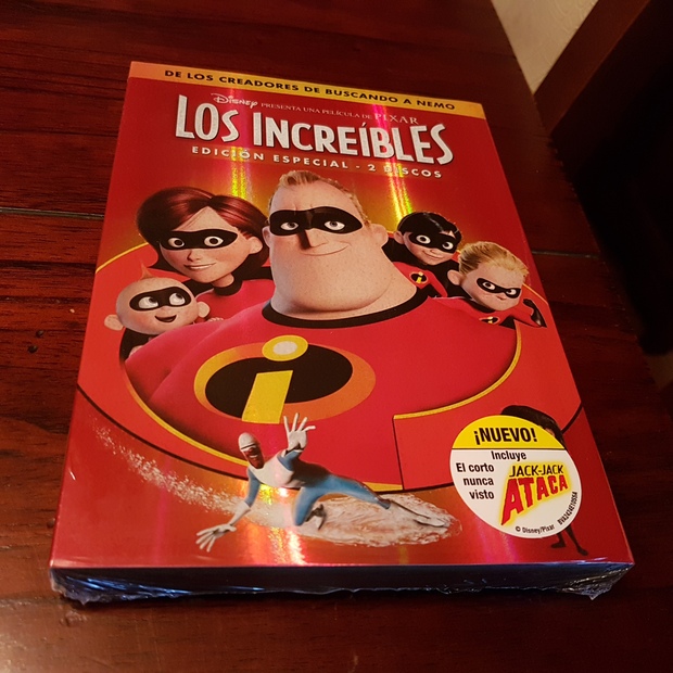 Los Increíbles de Walt Disney Pixar edición especial 2 discos DVD del año 2004 nuevo