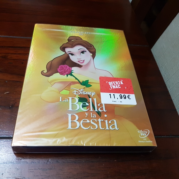 La Bella y la Bestia de Walt Disney 1991 DVD con slipcover