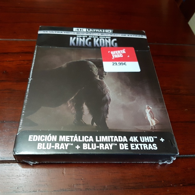 King Kong 2005 edición metálica Ultra HD Blu-ray