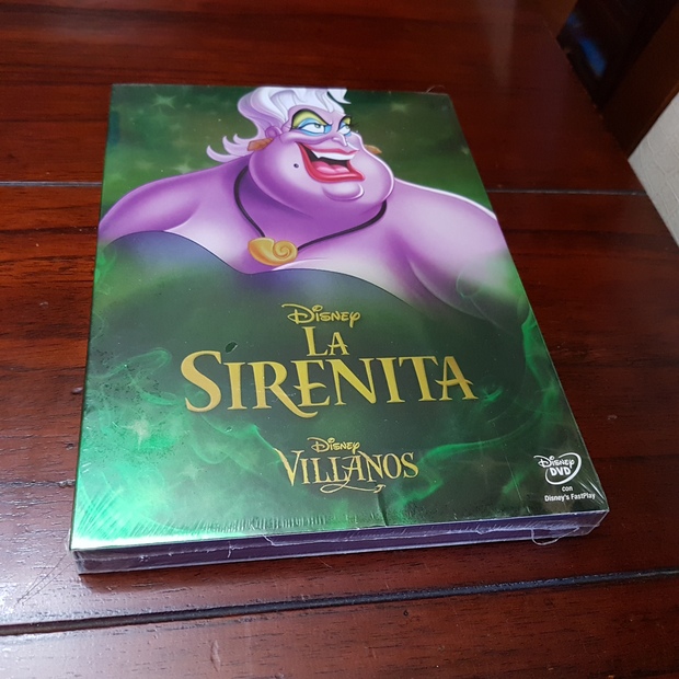 La Sirenita 1989 de Walt Disney "Colección Villanos Disney" DVD