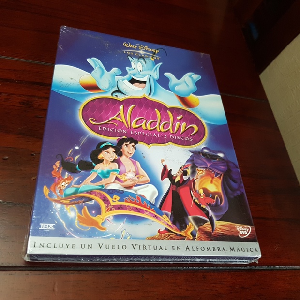 Aladdín de Walt Disney edición especial 2 discos DVD del año 2004 nuevo