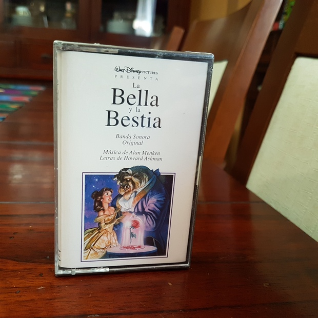 La Bella y la Bestia de Walt Disney banda sonora en cassette del año 1992 nuevo y precintado