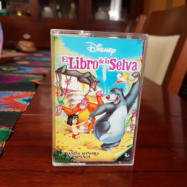 El libro de la selva de Walt Disney banda sonora en cassette del año 1998