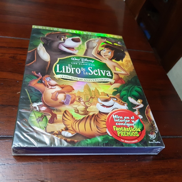 El libro de la selva de Walt Disney edición especial 40 aniversario 2 discos DVD del año 2007