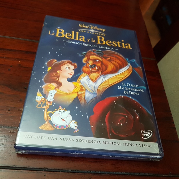 La Bella y la Bestia de Walt Disney 1991 edición especial limitada DVD del año 2002