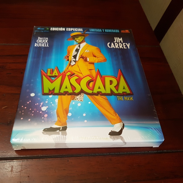 La Máscara de Jim Carrey Blu-ray edición especial limitada y numerada con 8 postales