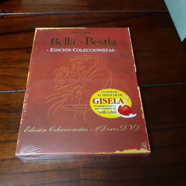  La Bella y la Bestia de Walt Disney 1991 edición coleccionistas de 2 discos DVD del año 2002 nueva