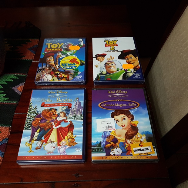 Primeras ediciones en DVD de Walt Disney nuevas y precintadas