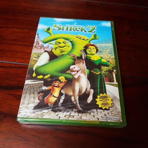 Shrek 2 primera edición en DVD del año 2004