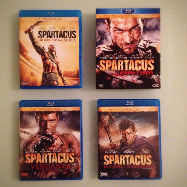 coleccion spartacus serie TV