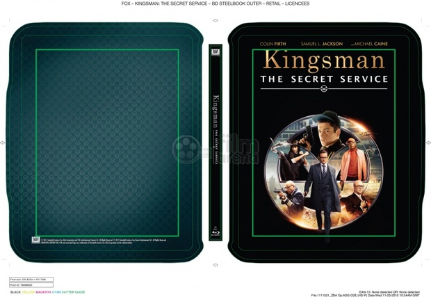 Exterior steelbook Kingsman