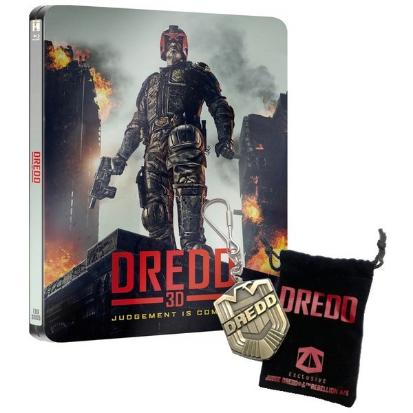 Dredd 3D Steelbook con llavero incluido