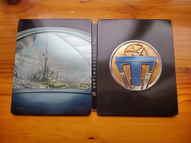 Tomorrowland steelbook por fin en casa exterior