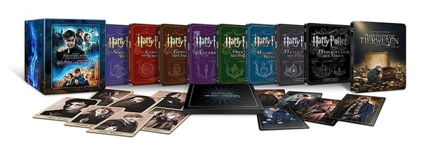 Cofre steelbooks de Harry Potter+Animales fantásticos