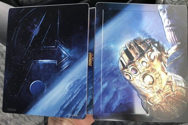 Avengers infinity war steelbook primeras imagenes en mano