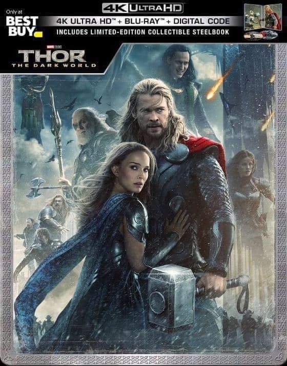Steelbook americano de Thor dark world 4K
