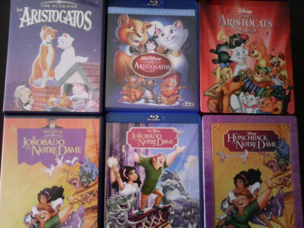 Disney clásicos 20 y 34 en todos los formatos que tengo