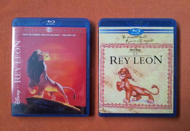 ¿A ver que os parecen estas portadas para El Rey León y Rey León 3D ?