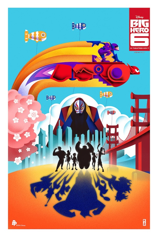Big Hero 6, póster de Kaz Oomori