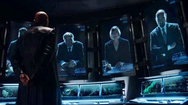 Cuando en Los Vengadores, en la escena de la imagen, hablan de la "Fase 2"  como un plan de contigencia contra Loki ¿Será el mismo programa que reactiva Stark en Los Vengadores 2?