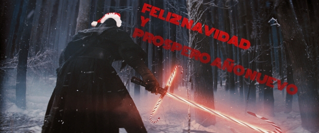 Kylo Ren os desea una Feliz Navidad Sith