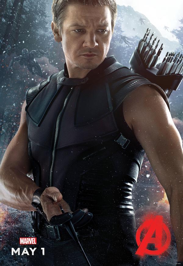 Poster individual de Ojo de Halcón en Avengers: Age Of Ultron