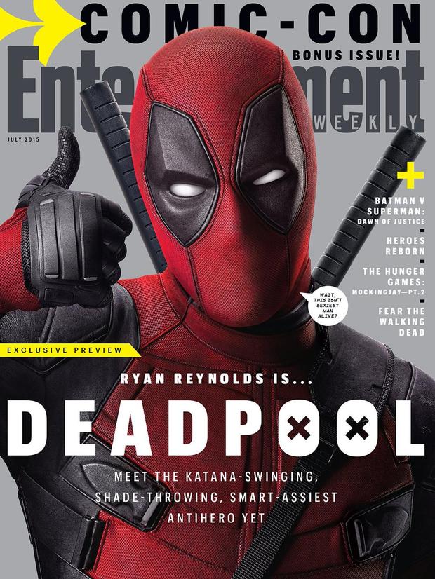 DEADP⊙⊙L, "the sexiest man alive" portada de Entertainment Weekly